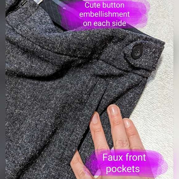 Ricki's size 8 EUC, Capri, culottes style in heathered grey colour - Picture 5 of 11